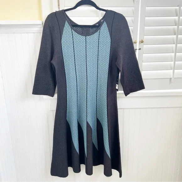 NIC+ZOE | Dresses | Nic Zoe Nwt Blue Gray Knit Fit N Flare Sweater Dress Size Large | Poshmark NIC+ZOE | Dresses | Nic Zoe Nwt Blue Gray Knit Fit N Flare Sweater Dress Size Large | Poshmark